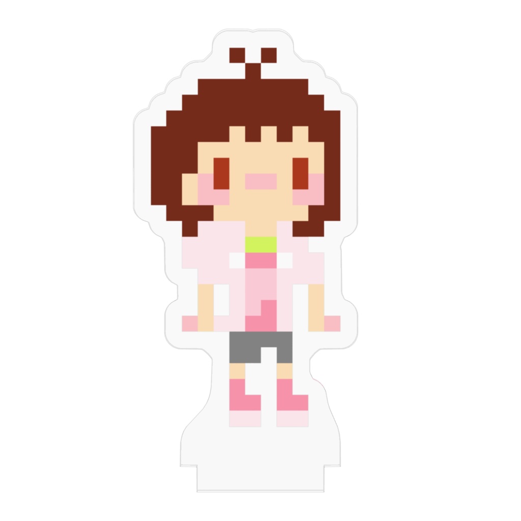 日高愛 ドット絵 アクリルフィギュア