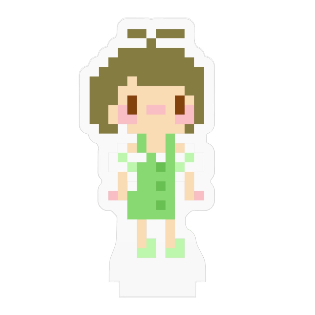 秋月涼 ドット絵 アクリルフィギュア