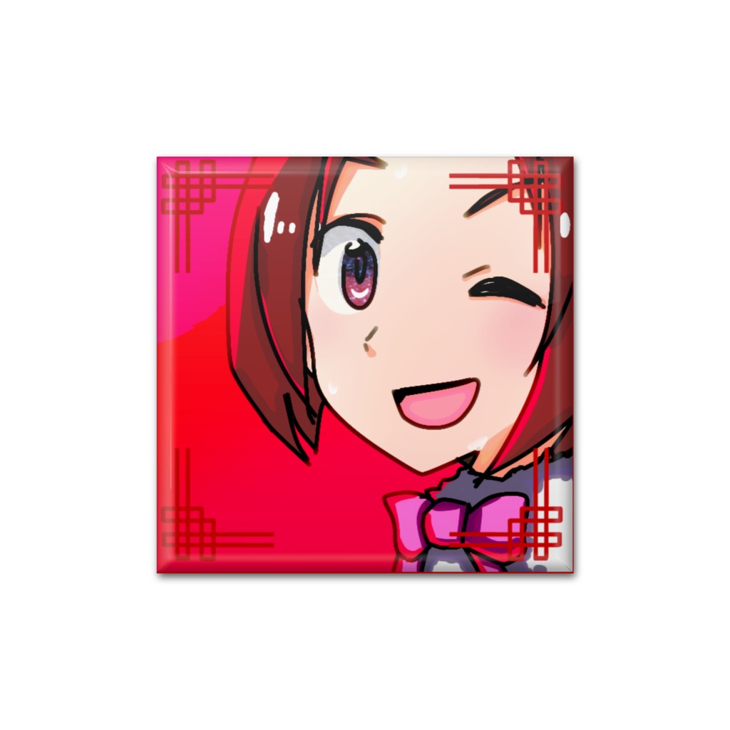 日高愛ちゃん角丸缶バッジ2024