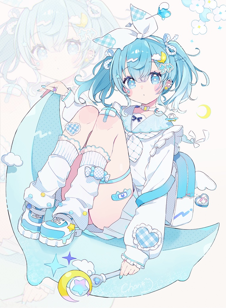 クリアファイル〈眠たい魔法少女〉