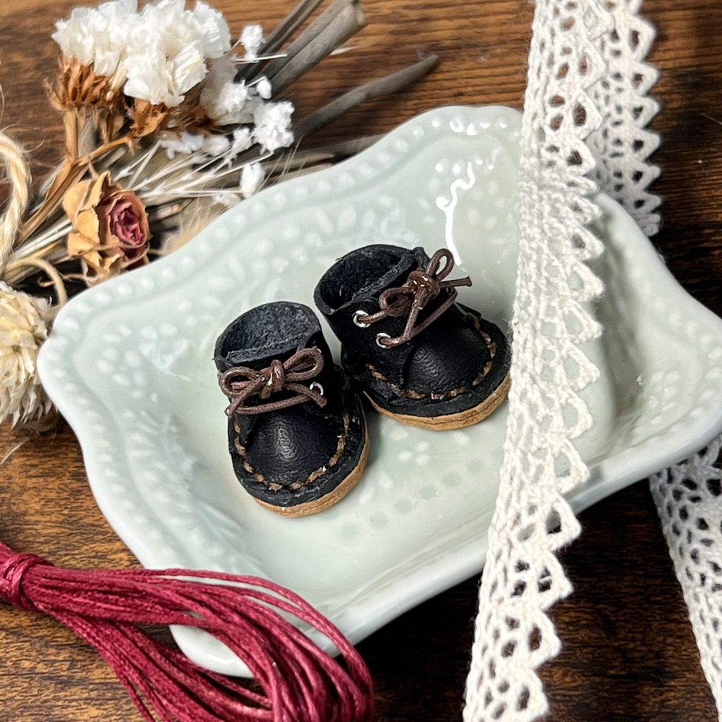 12cmプライズ用本革ぬい靴