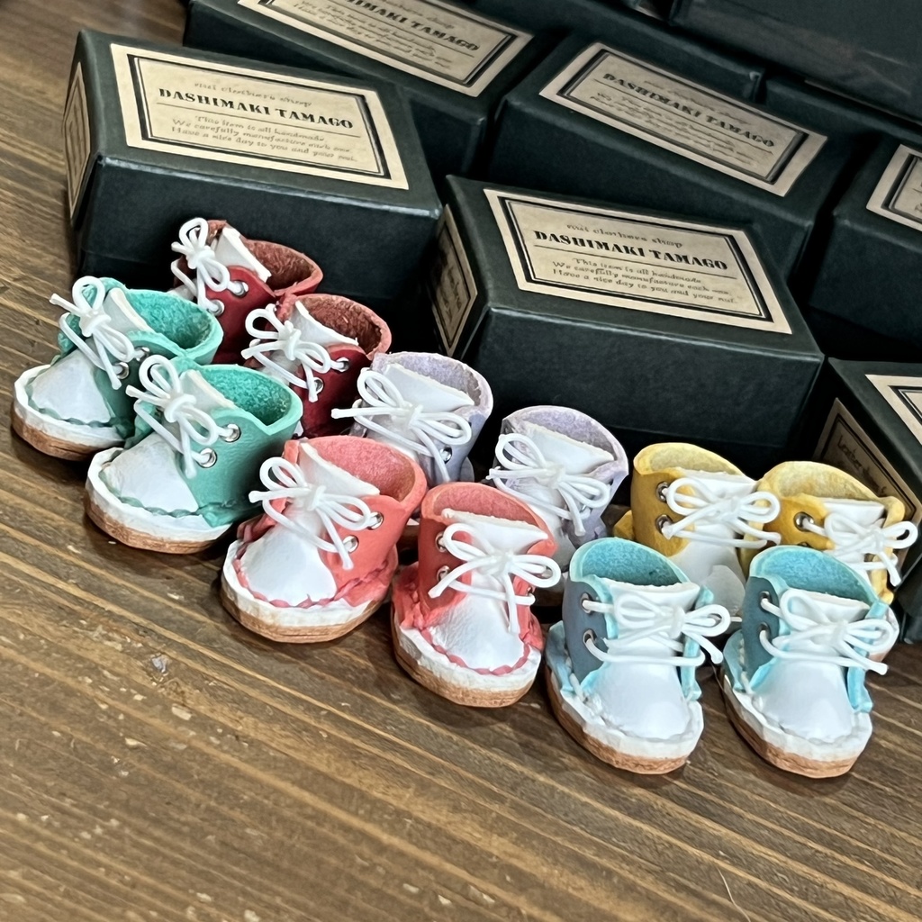 10cm12cmプライズ用本革ぬい用靴