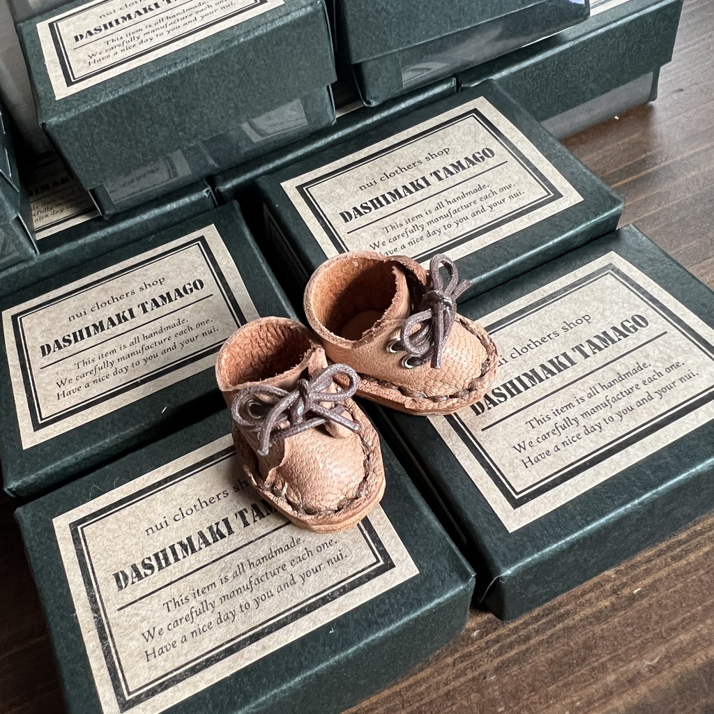 10cmプライズ用本革ぬい靴