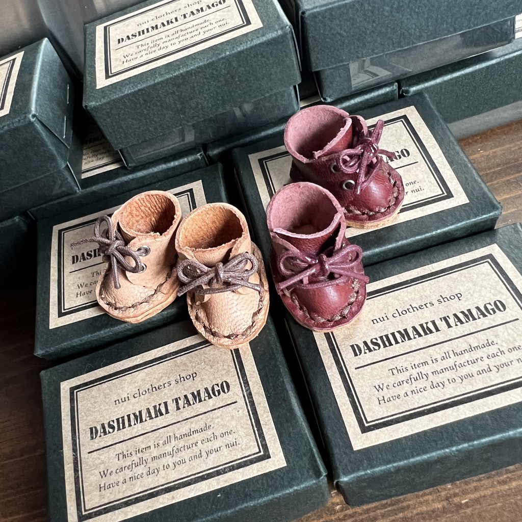 10cmプライズ用本革ぬい靴