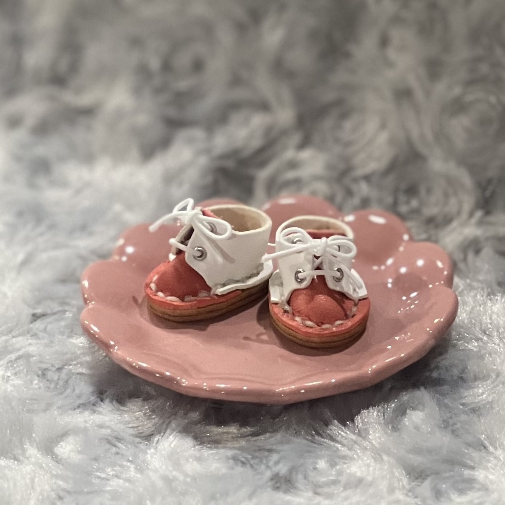 10cmプライズぬい用本革靴