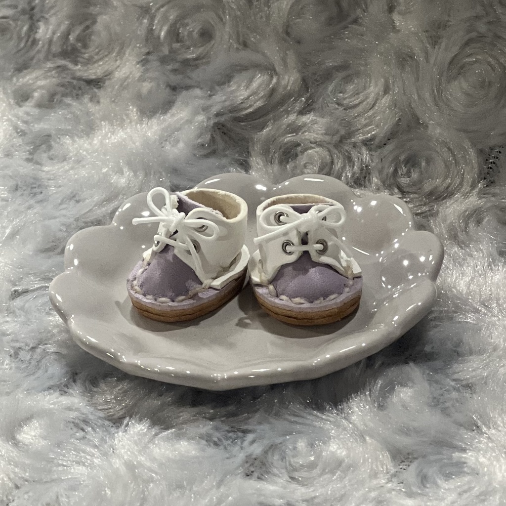 10cmプライズぬい用本革靴