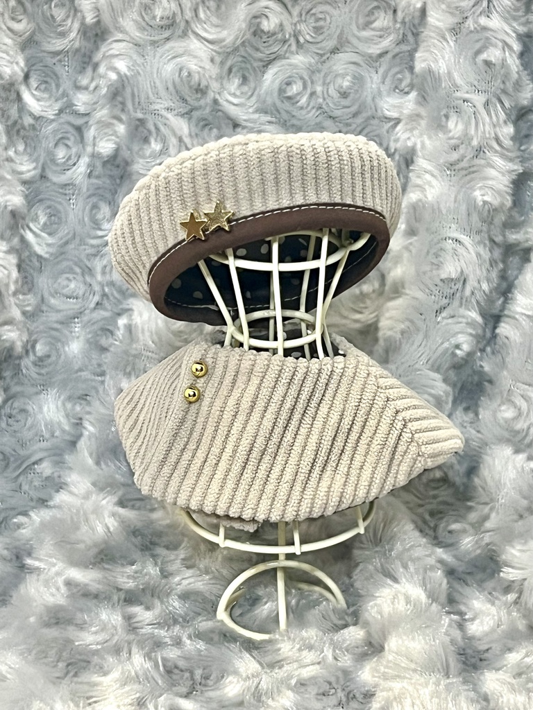 10-12cmベレー帽&ポンチョ