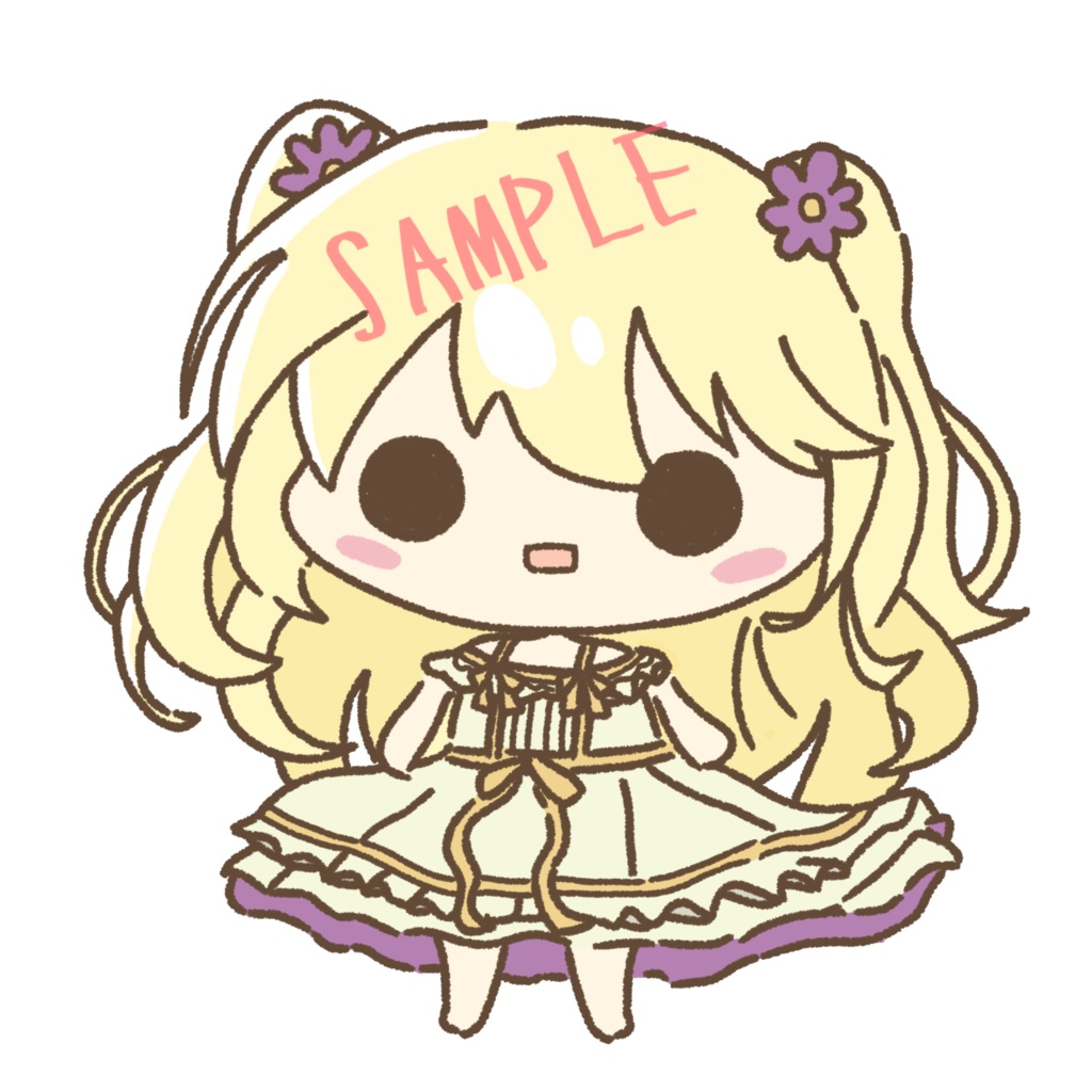 【藤沢柚子】【井之原小星】【月鈴白菜】ステッカー