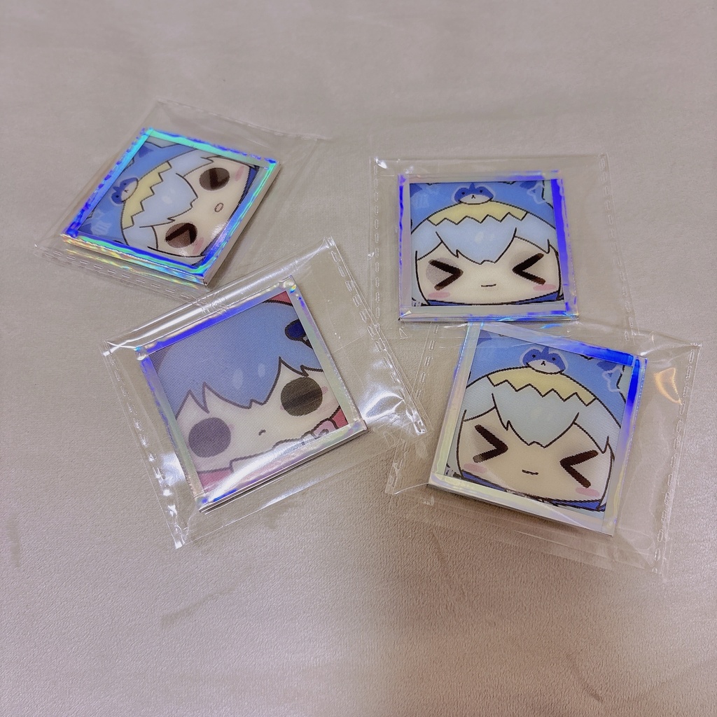 お顔が変わる！ありすのオーロラ色紙