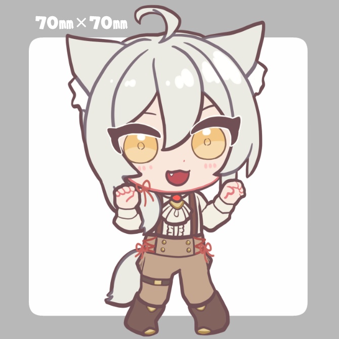 ちみヴォル『がお~』アクリルフィギュア
