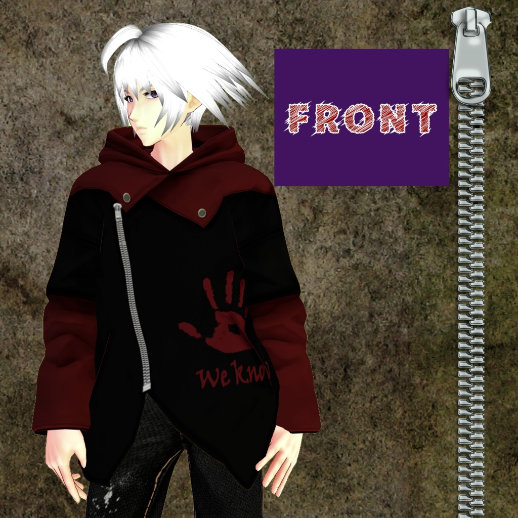 【VRoid】あの一党パーカー【無料】