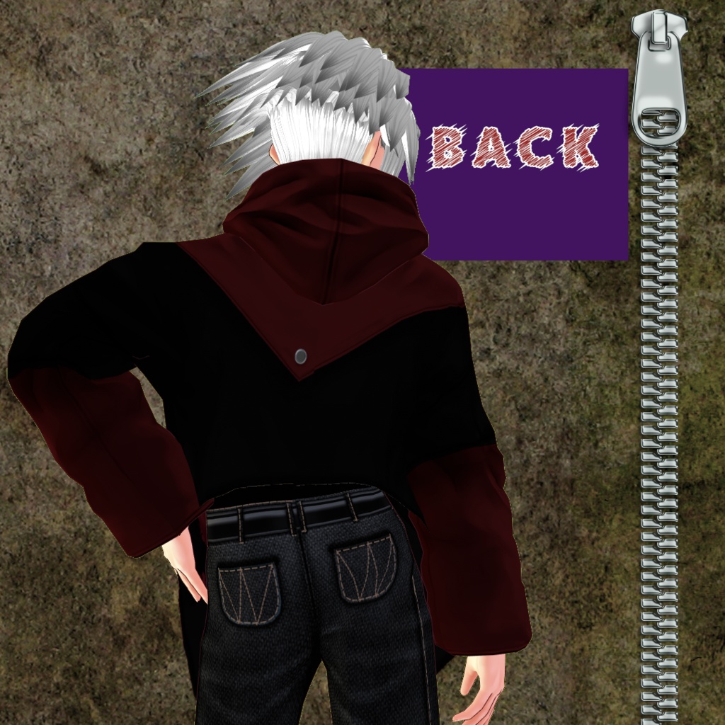 【VRoid】あの一党パーカー【無料】