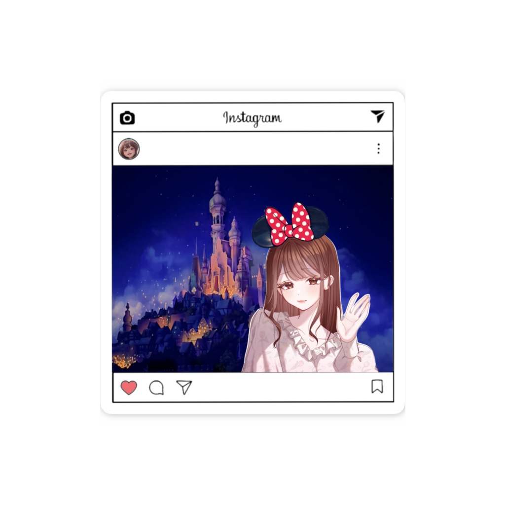 インスタ投稿ステッカー