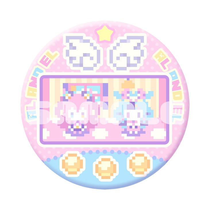 Al＆El　缶バッチ