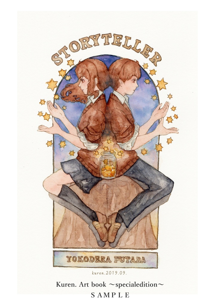 Kuren.9月の新刊【白ワンピ企画/キャラクター資料/イラスト本】