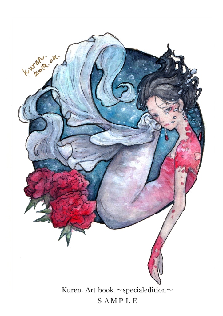 Kuren.9月の新刊【白ワンピ企画/キャラクター資料/イラスト本】