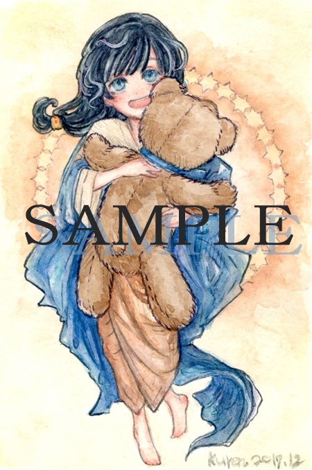 創作『手乗りサナギ』ポスカサイズ ブロマイド4枚セット