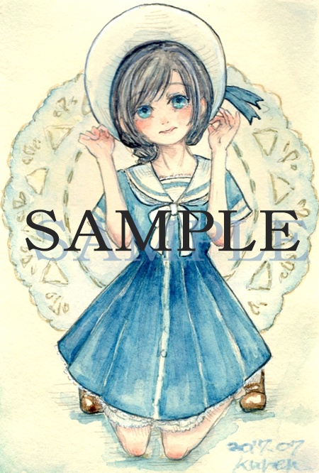 創作『手乗りサナギ』ポスカサイズ ブロマイド4枚セット