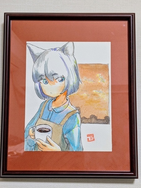 【額装水彩】コミティア152作品