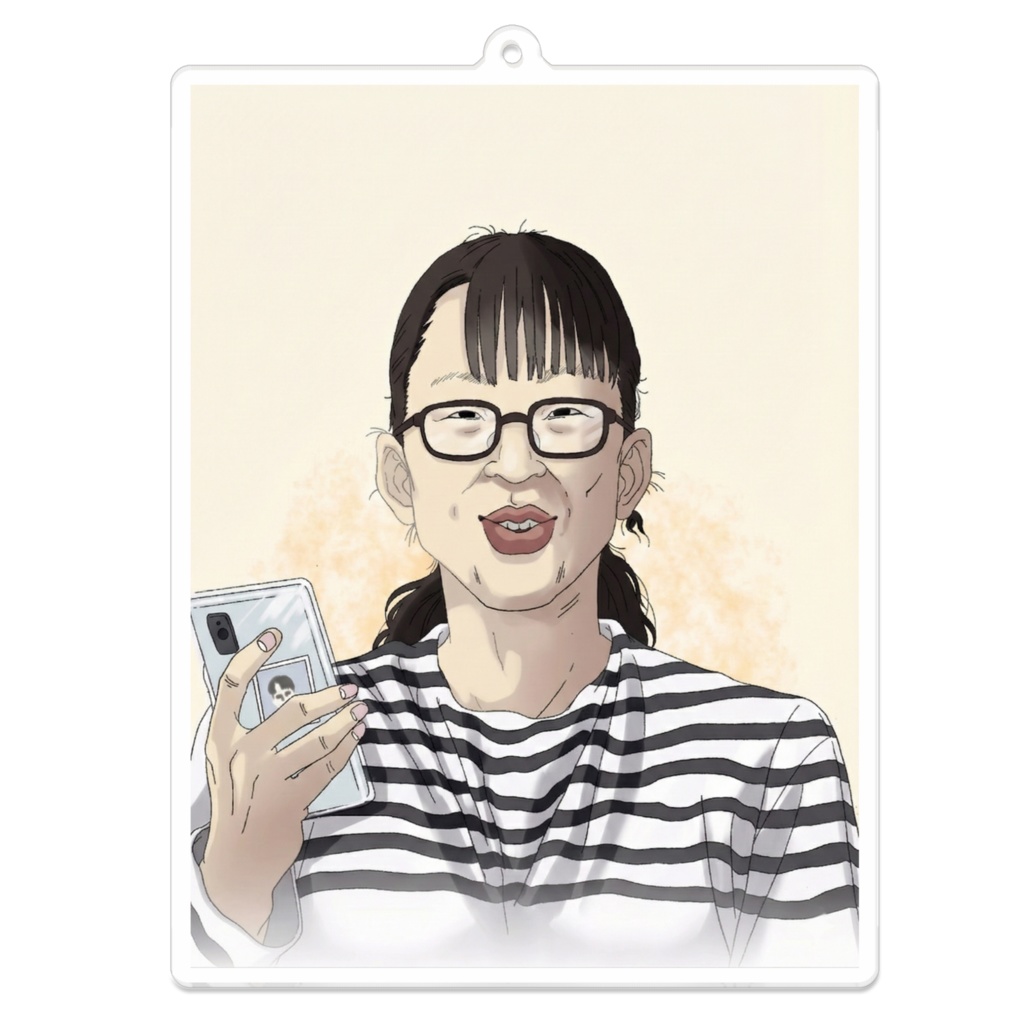 【弱まん】チー牛 (チーズ牛丼) 底辺女性 アクリルキーホルダー