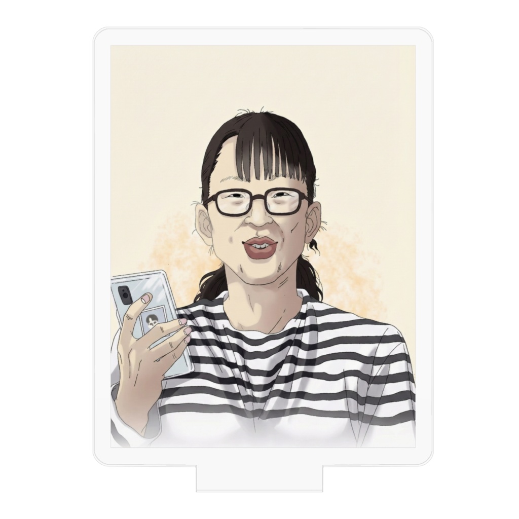 【弱まん】チー牛 (チーズ牛丼) 底辺女性 アクリルフィギュア