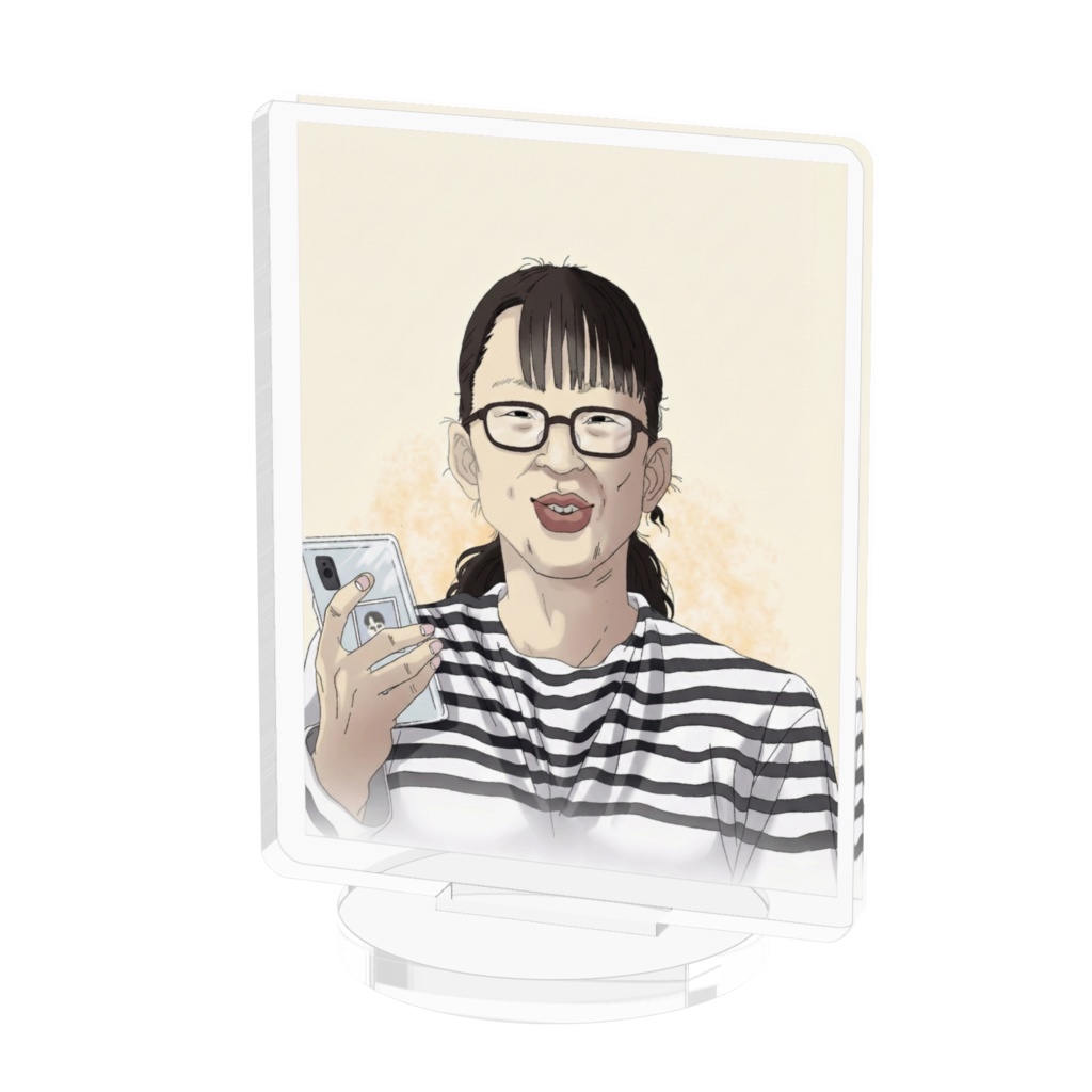 【弱まん】チー牛 (チーズ牛丼) 底辺女性 アクリルフィギュア