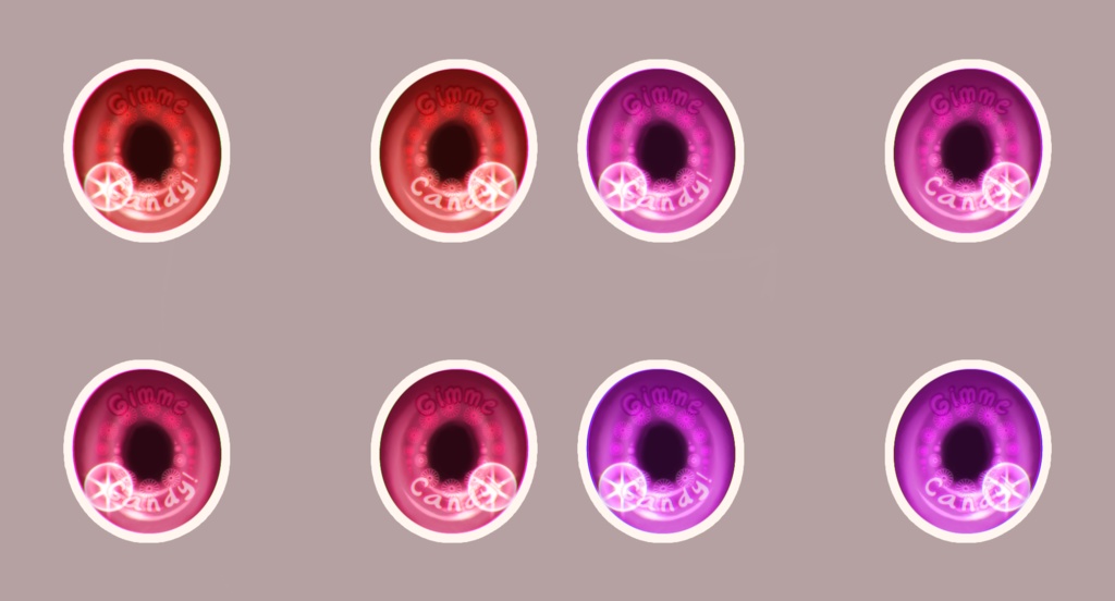 Gimme Candy! Vroid Eye Textures
