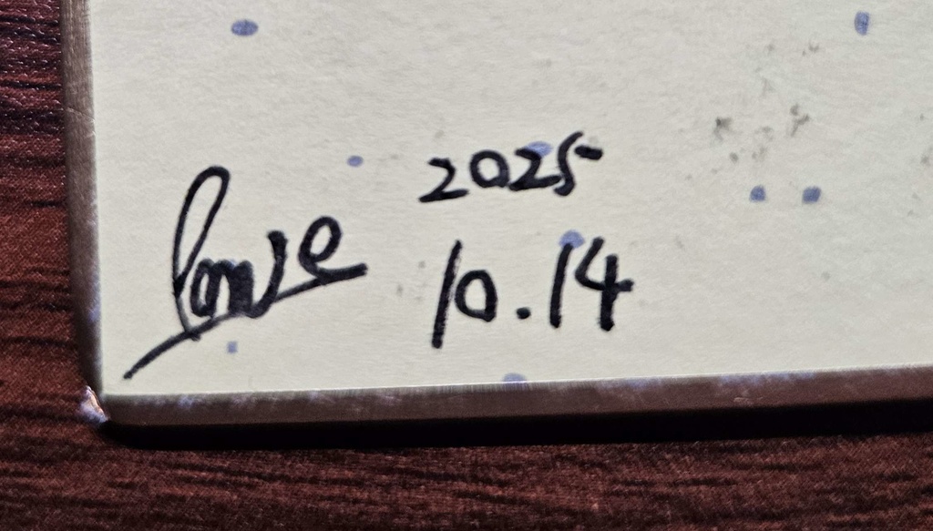 【中色紙】月 原画