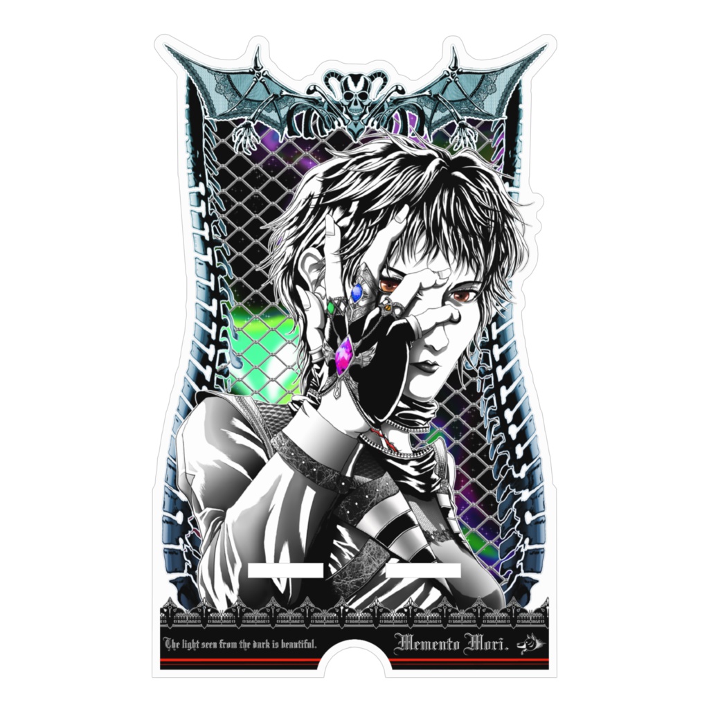 Memento Mori イラスト スマホスタンド