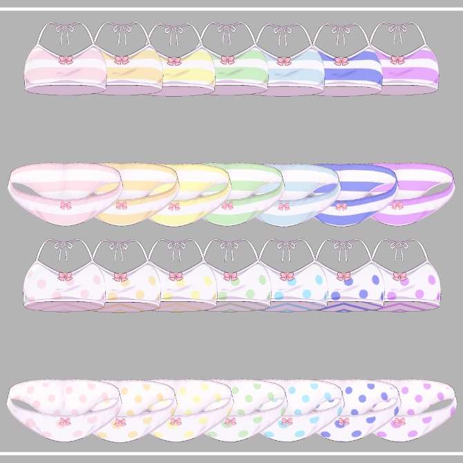 【カリン専用】 下着テクスチャ 【全20種】