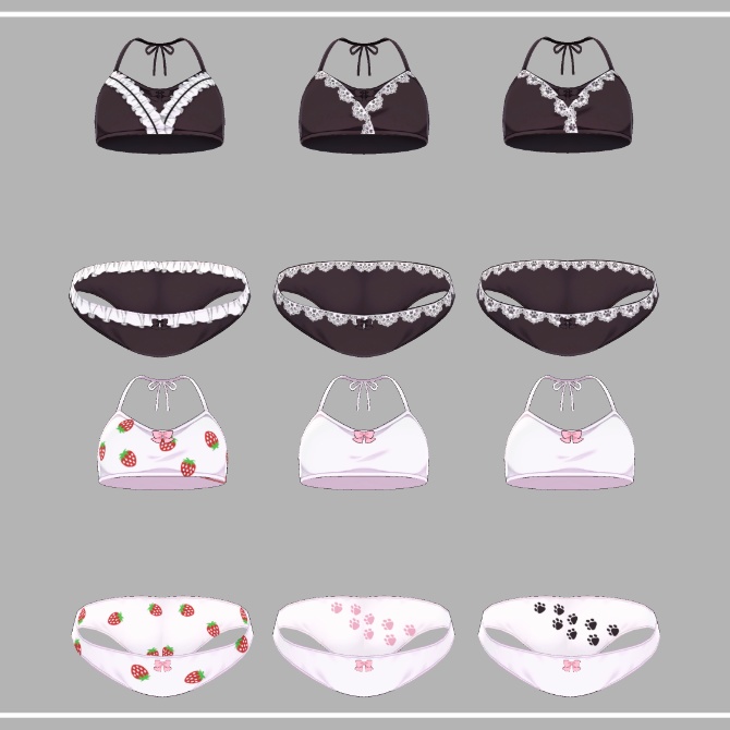 【カリン専用】 下着テクスチャ 【全20種】