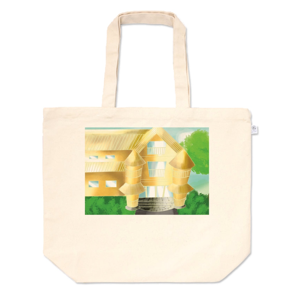 あら〜、こんにちは〜。私はここよ。ここにいるわよ〜のトートバッグ