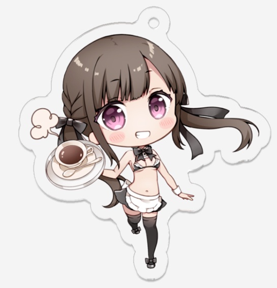 コッソリ一緒☆アクリルキーホルダー