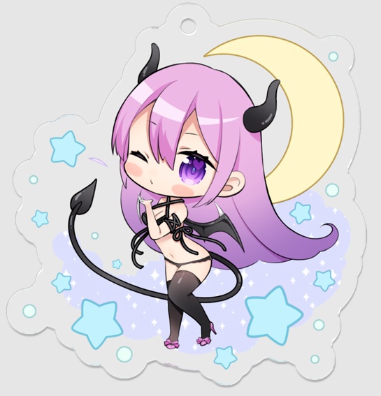 コッソリ一緒☆アクリルキーホルダー