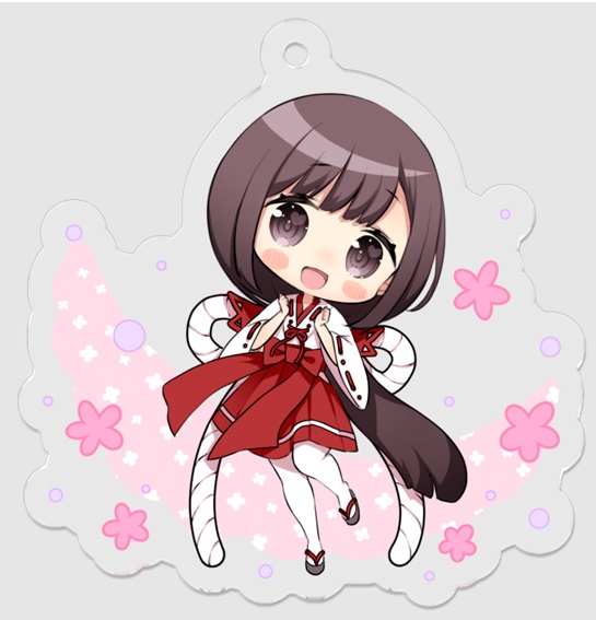 コッソリ一緒☆アクリルキーホルダー