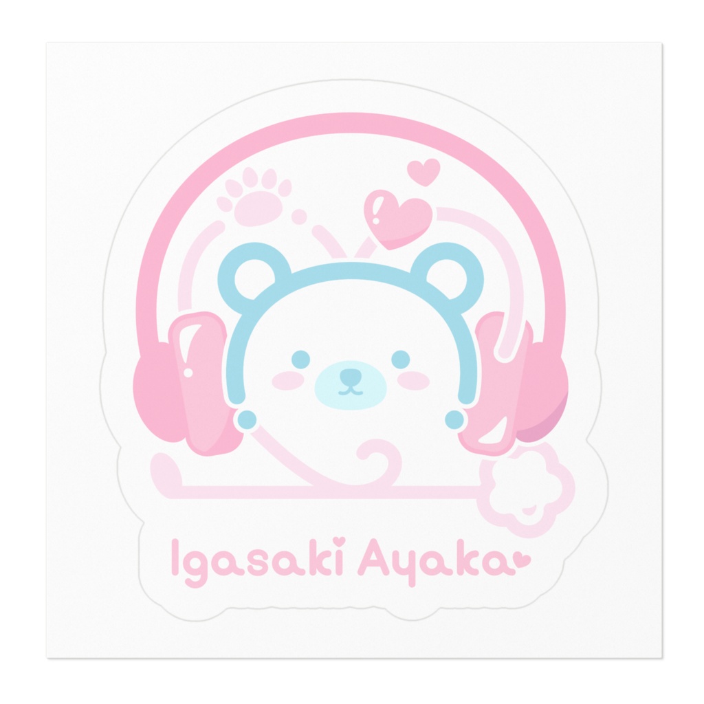 コッソリ耳奴隷であることを主張できるステッカー