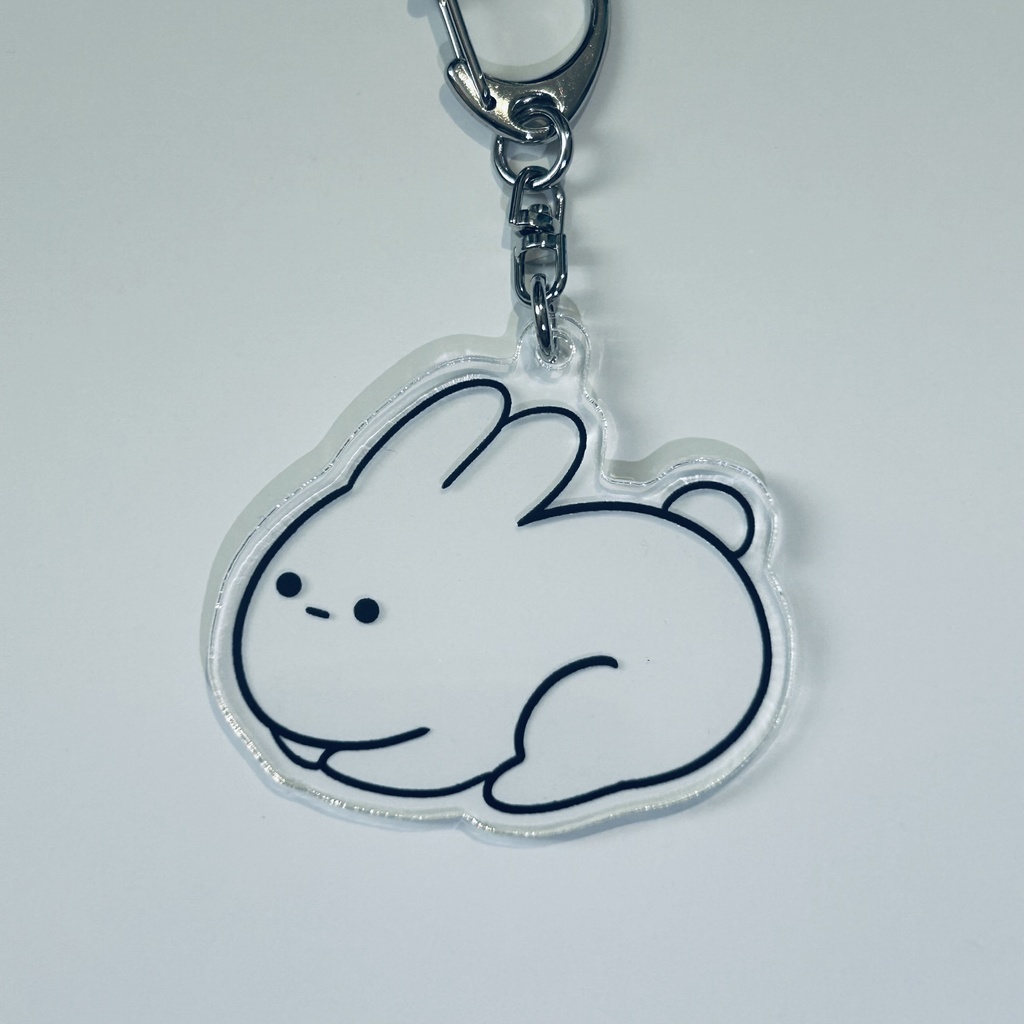 しゃくれうさぎアクリルキーホルダー
