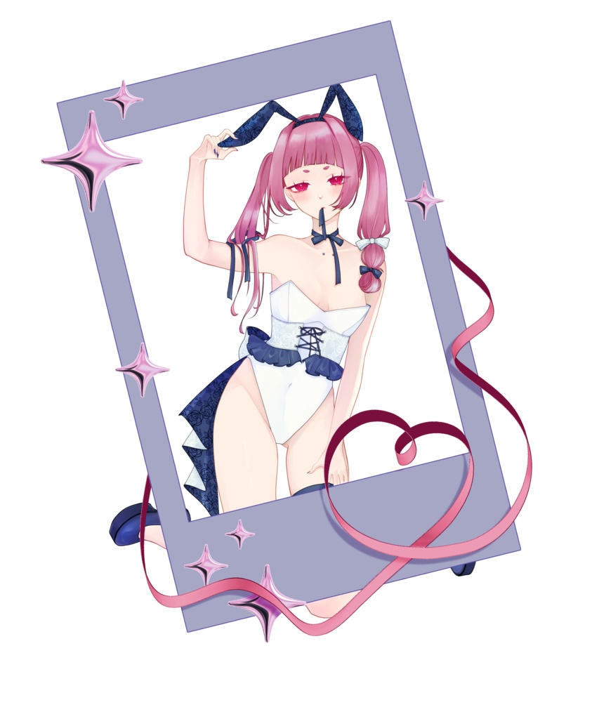 フレーム付きバニーアクスタ