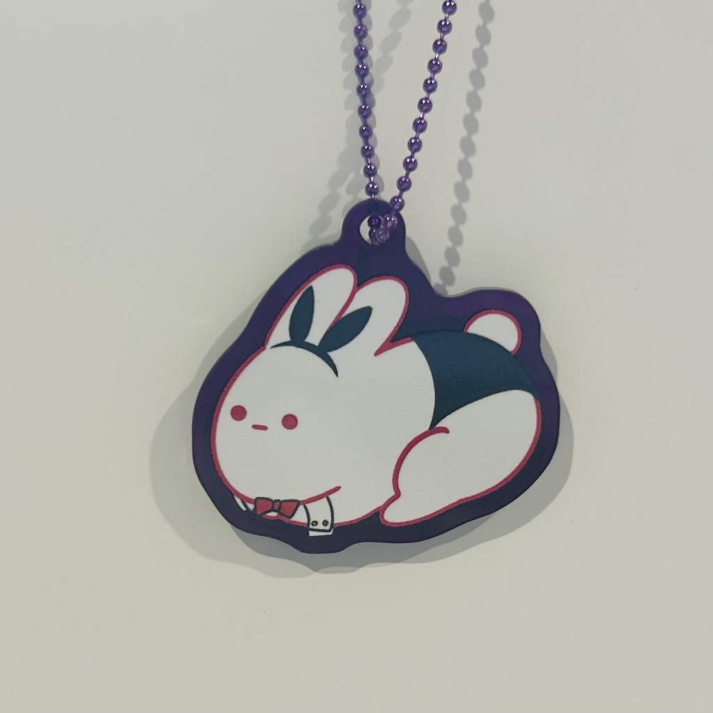 しゃくれうさぎバニーアクキー