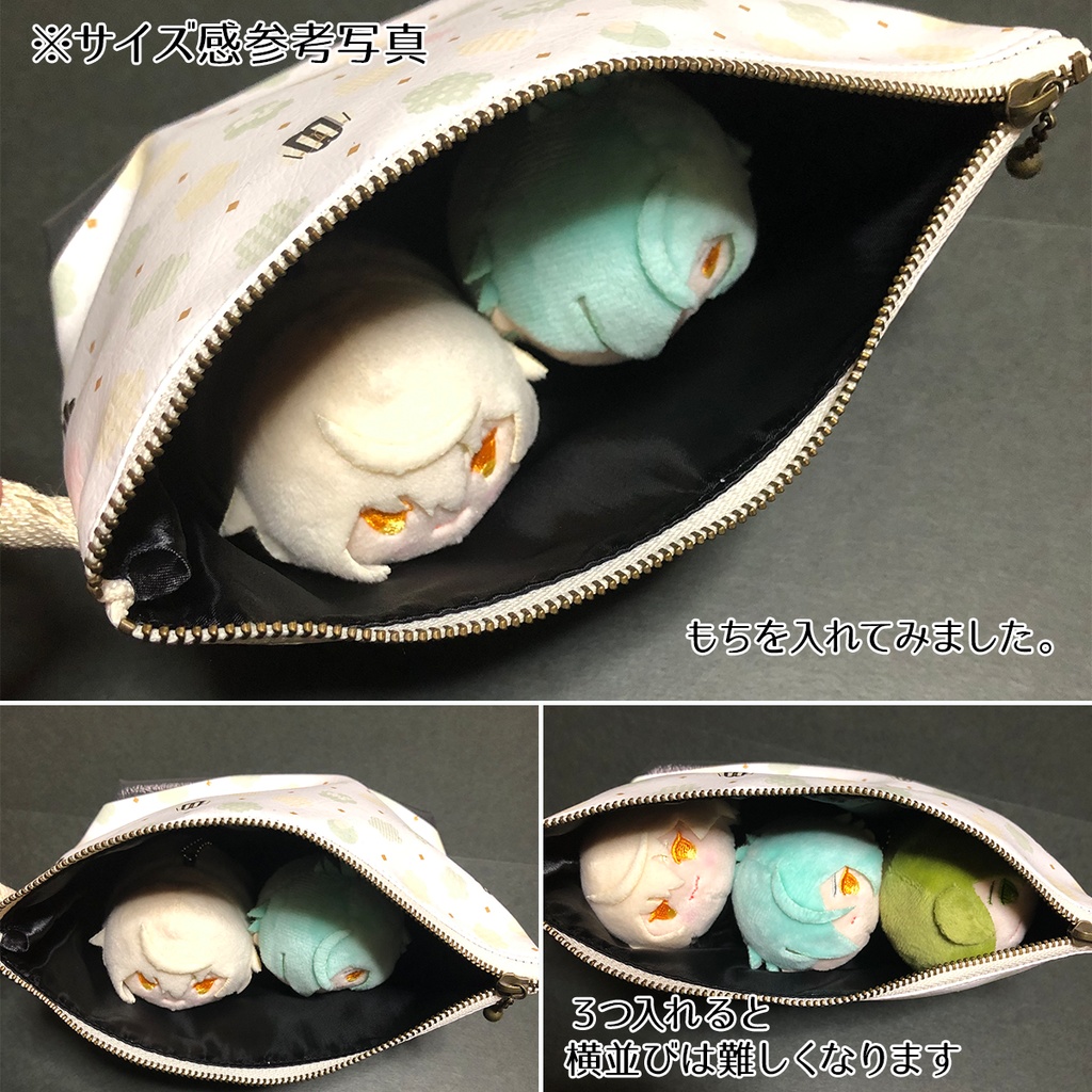 とうらぶ合皮三角ポーチ①