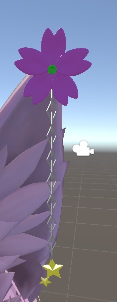 花チェーンピアス