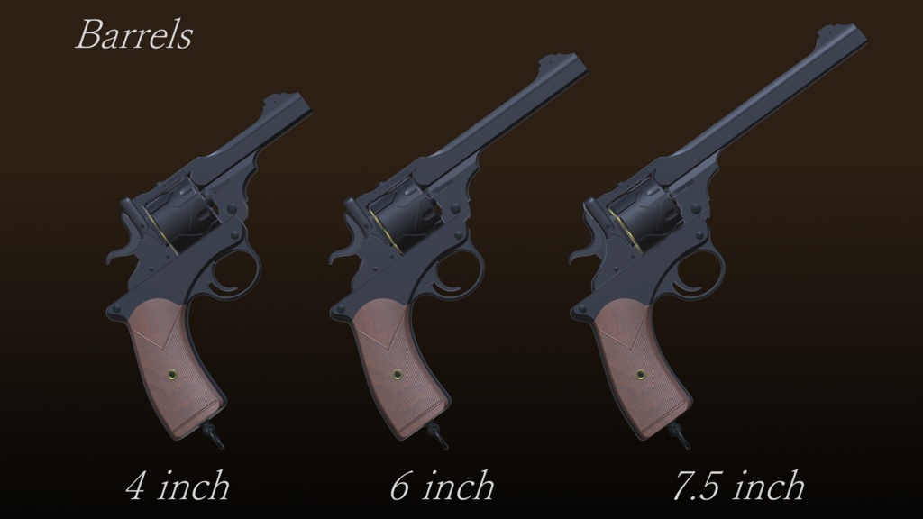 Webley-Fosbery Self-Cocking Automatic Revolver