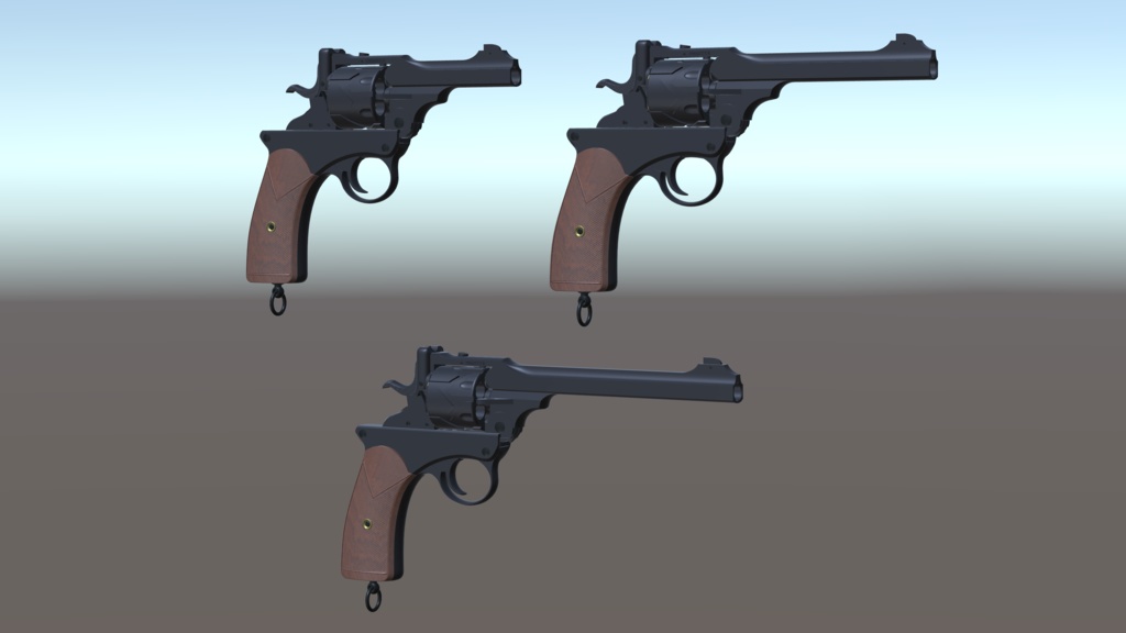 Webley-Fosbery Self-Cocking Automatic Revolver