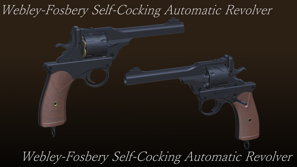 Webley-Fosbery Self-Cocking Automatic Revolver