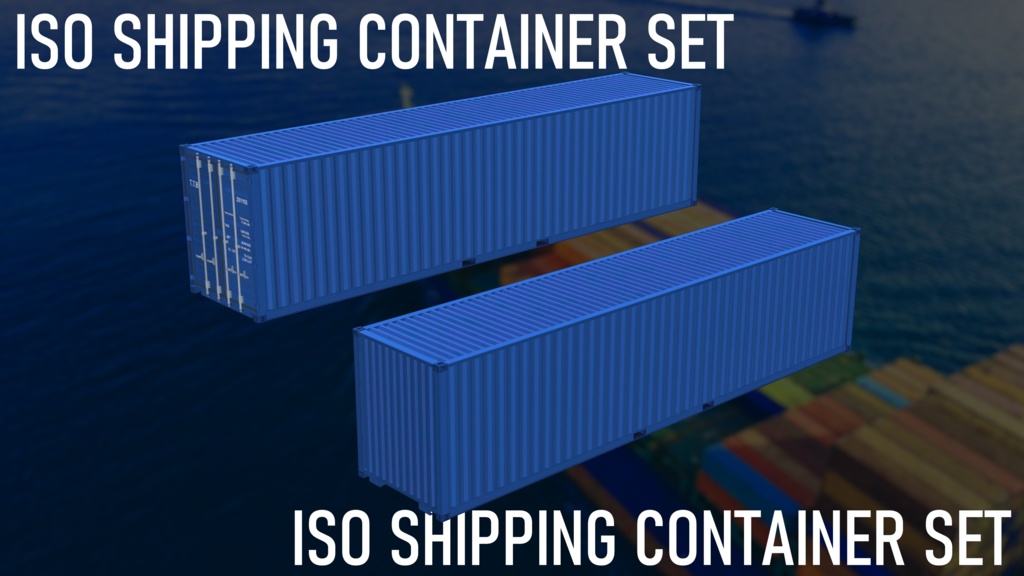 ISO Shipping Container Set