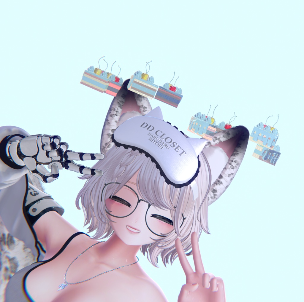 【汎用】🍰Crystal Cake Accessories Set【MA対応】