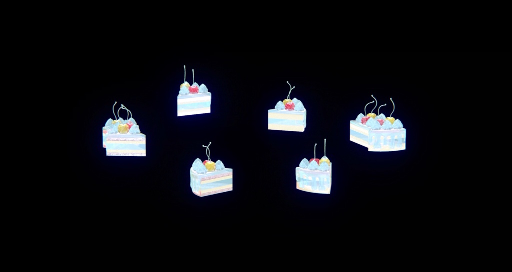 【汎用】🍰Crystal Cake Accessories Set【MA対応】