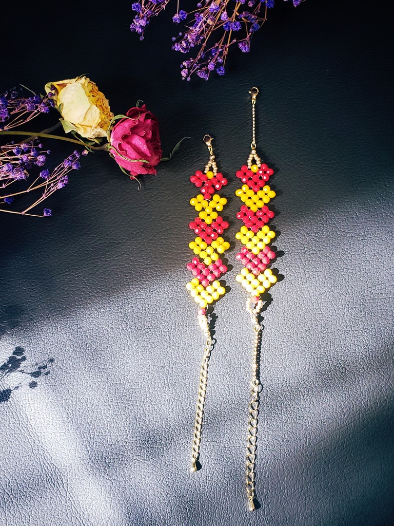 デップー&ウルヴァリン ハートビーズブレスレット