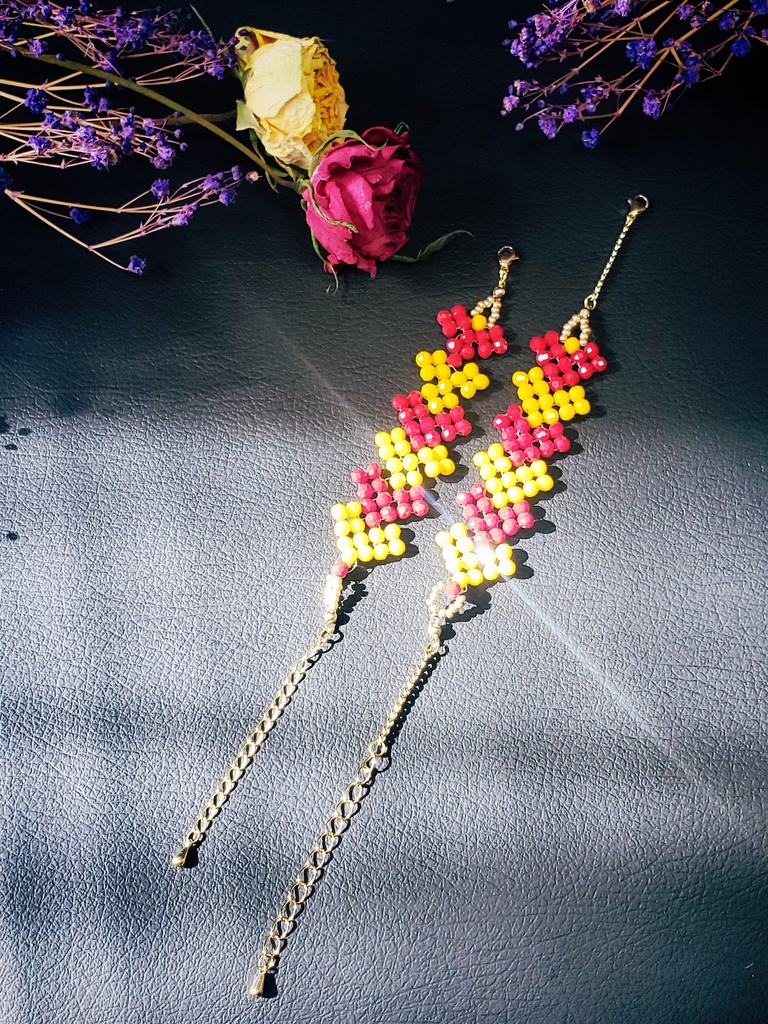 デップー&ウルヴァリン ハートビーズブレスレット