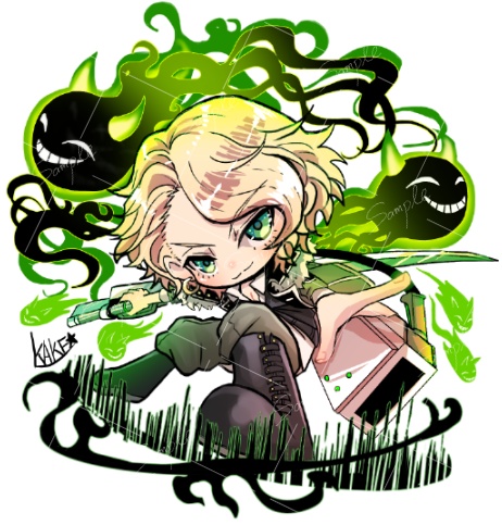 ディバゲ連結アクキー①